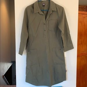 Green Cotton Patagonia casual dress